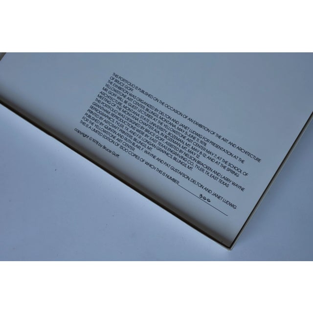 Paper 1978 Bruce Goff Architectural Portfolio For Sale - Image 7 of 13