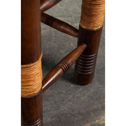 Wood Art Deco Side Table by Charles Dudouyt For Sale - Image 7 of 11
