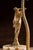 Glass 1920s Art Deco Figural Boudoir Lamp With Beaded Shade by Rembrandt For Sale - Image 7 of 10