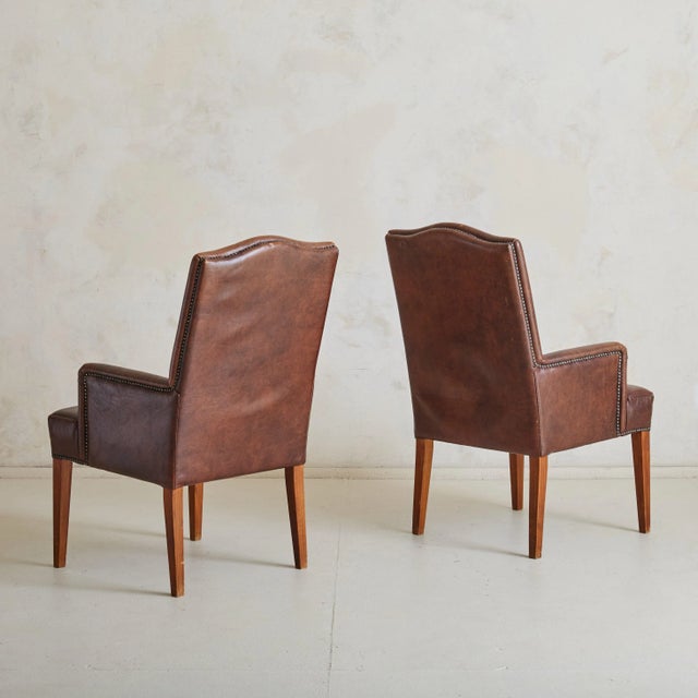 Late 20th Century Dutch Armchair in Brown Sheepskin Leather, 1970s For Sale - Image 5 of 11