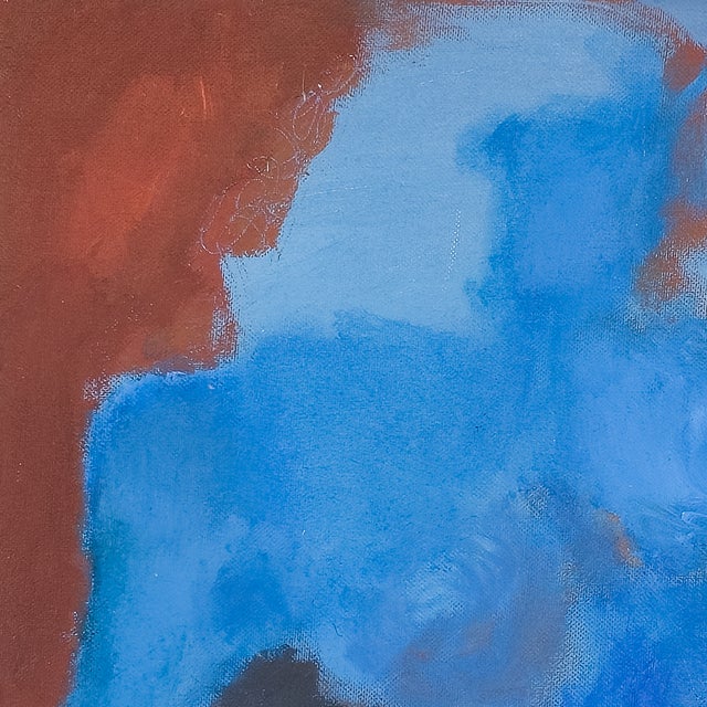 Abstract Lady in Blue - Virginia Cohn Parkum, C. Unknown For Sale - Image 3 of 7