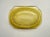 1930’s Madrid Yellow Federal Glass Square Rimmed Serving Bowl For Sale - Image 4 of 8
