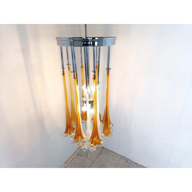Vintage Chandelier by Paolo Venini, 1970s For Sale - Image 9 of 12