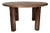 Constructivist Round Table in Walnut, 1950s For Sale