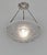 Muller Frères French Art Deco Pendant Light by Muller Freres - 1930s Geometric Butterfly Glass & Nickel For Sale - Image 4 of 10