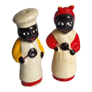 1940s Chef and Cook Salt & Pepper Shakers For Sale