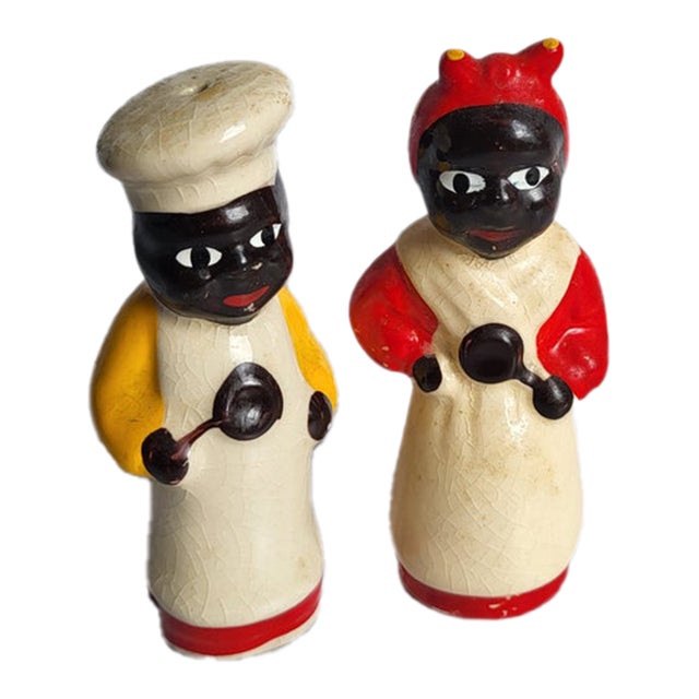 1940s Chef and Cook Salt & Pepper Shakers For Sale
