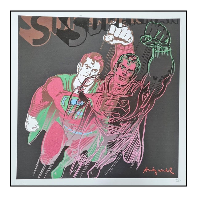 After Andy Warhol, Superman, 1980s, Lithograph For Sale