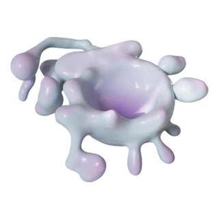 Stage One Purple Ashtray by Vincent Decat For Sale