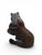 Black Antique Black Forest Carved Bear Inkwell with Glass Eyes and Original Glass, 1890 For Sale - Image 8 of 14