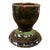 1970s Olive Green Hand-Made Pottery Vase For Sale