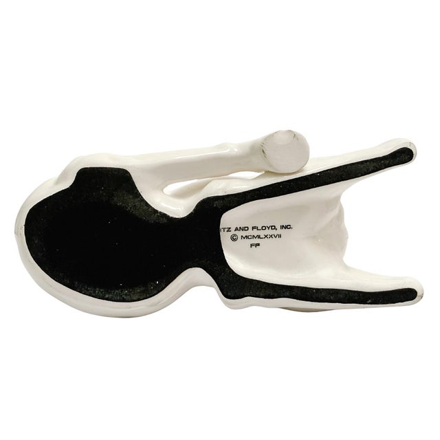 Ceramic 1970 Fitz & Floyd White Porcelain Giraffe Bookends - A Pair For Sale - Image 7 of 8