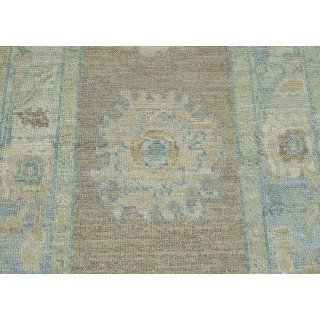 Turkish Oushak Runner Rug 2'9" x 6'10" #17531 For Sale - Image 4 of 8