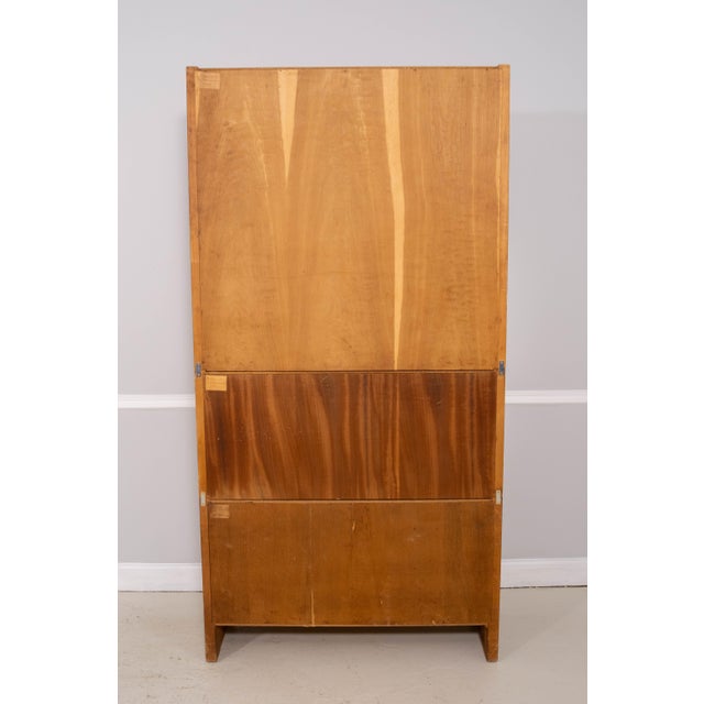 Pair German Oak 3 Piece Open Bookcase Cabinets For Sale - Image 15 of 18