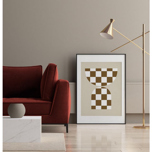 2020s Contemporary Abstract Checkers Giclee Print For Sale - Image 5 of 5