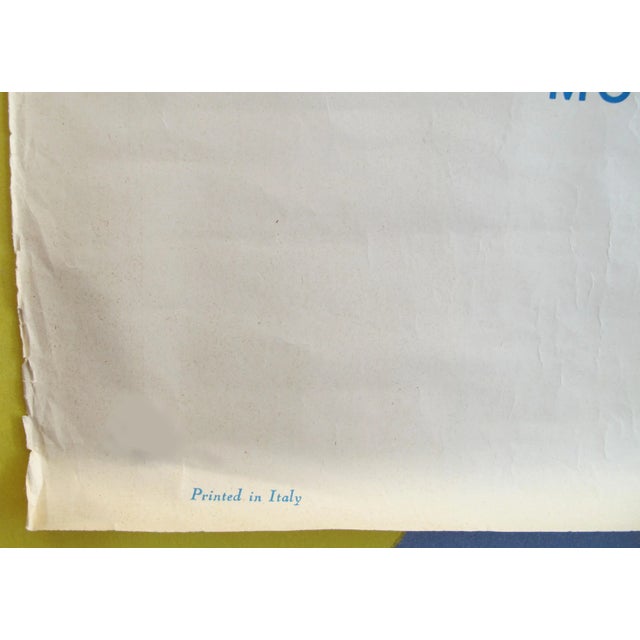 1960s 1960's Original Vintage Italian Grimaldi Siosa Lines + Rosanna Schiaffino Poster - "Now, From Montreal and Quebec, Direct to Italy" For Sale - Image 5 of 7