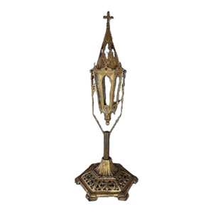 Antique Gothic Revival Ecclesiastical Lantern