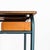 Mid-Century French Double School Desk or Console Table from Mullca, 1960s For Sale - Image 9 of 10