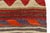 Orange Mid 20th Century Tribal Wool Runner for Entryway or Kitchen For Sale - Image 8 of 10