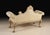 Italian Italian Antique Gilt Carved Upholstered Bench With Floral Fabric For Sale - Image 3 of 7