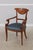 Biedermeier Set of 6 Biedermeier Style Satinwood Dining Chairs For Sale - Image 3 of 16