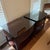 An exceptional matching pair of bow-front nightstands designed by Thomas Pheasant for Baker Furniture. Reflecting...