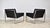 Contemporary Fabien Baron for Bernhardt B3 Leather Lounge Chairs – A Pair For Sale - Image 9 of 13