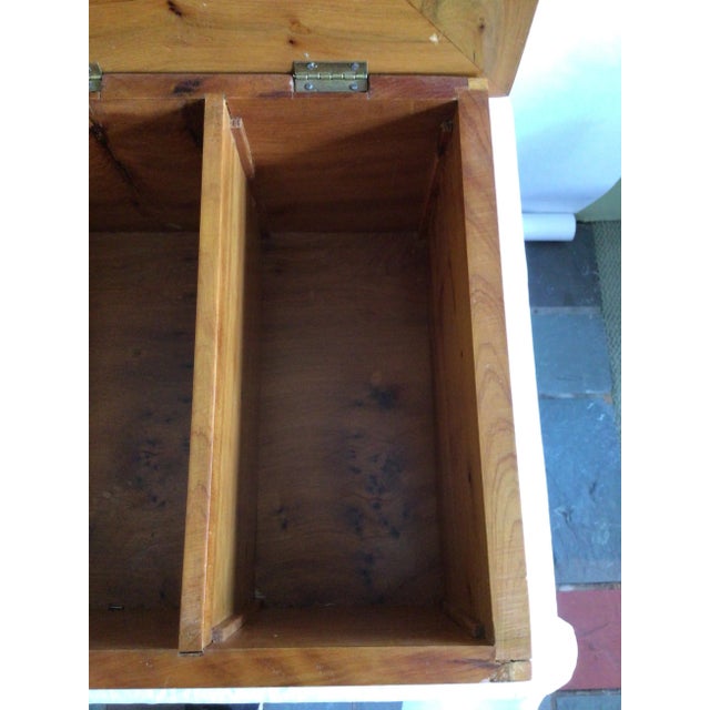 1940s Marquetry Box With Mirror Under Lid For Sale - Image 4 of 12