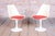 Red Mid-Century Seating Set in Aluminium by Eero Saarinen, Germany, 1950s, Set of 5 For Sale - Image 8 of 18