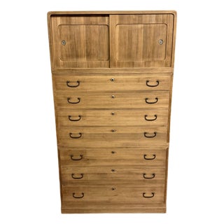 Antique Japanese Tansu Chest - Three Piece Stacking For Sale