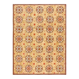 Contemporary Handmade Cotton Hooked Rug ( 10' x 14' - 305 x 427cm ) For Sale