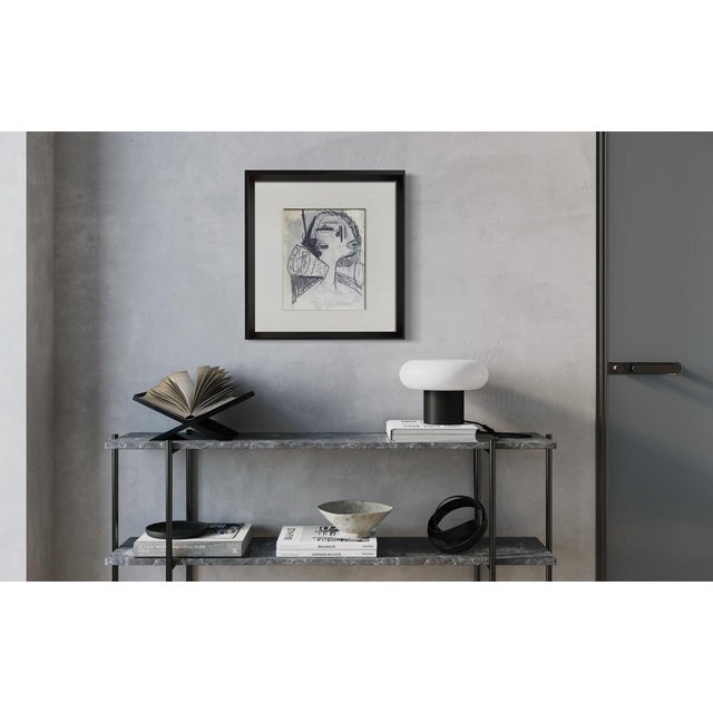 Gray Pablo Picasso Guernica Head Study Limited Edition Lithograph Custom Framed Coa For Sale - Image 8 of 9