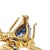 Vintage 14k Yellow Gold Sapphire & Diamond Fly Brooch For Sale - Image 9 of 11