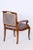 Biedermeier Armchair in Walnut Veneer, Spruce & Oak, 1830s For Sale - Image 3 of 12