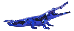 Purple Resin Croco Spirit from Richard Orlinski