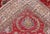 Semi Antique Persian Tabriz Rug With All-Over Blossom Design in Red and Ivory For Sale - Image 12 of 12