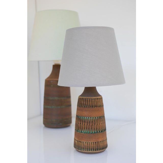Mid-Century Modern Scandinavian Pottery Table Lamp by Anagrius, 1970s For Sale - Image 6 of 11