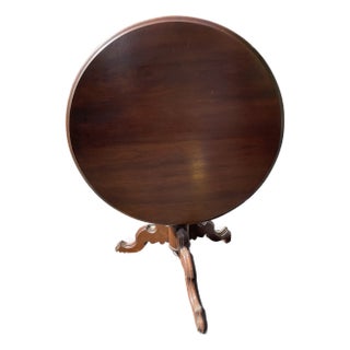 Antique Mahogany Tilt Top Table Large 36" For Sale