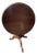 Antique Solid Mahogany Tilt Top Table Large 36" For Sale