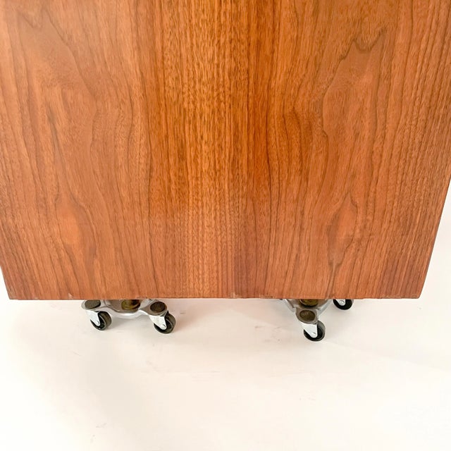 Brown Jens Risom Design Model R-11 Cabinet C. 1950's For Sale - Image 8 of 13