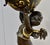 Bronze Antique Gilt Bronze Cherub Figure Holding Shell Form Centerpiece Bowl For Sale - Image 8 of 18