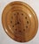 Vintage Handmade Round Pine Wood Wall Clock with Black Zodiac Numerals, 1970s For Sale - Image 3 of 5