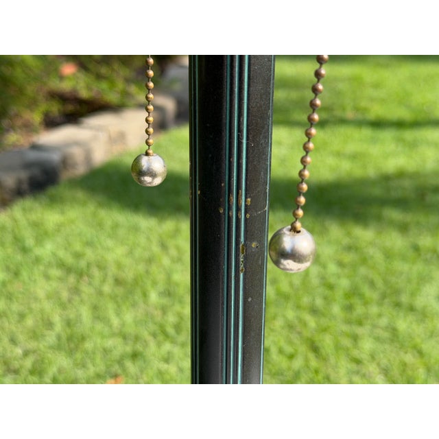 Vintage Stiffel Neoclassical Bronze Table Lamps, Pair For Sale - Image 12 of 12