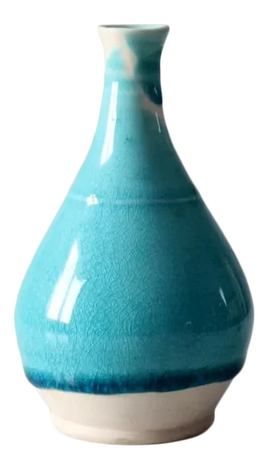 Studio Pottery Bottle Neck Bud Vase