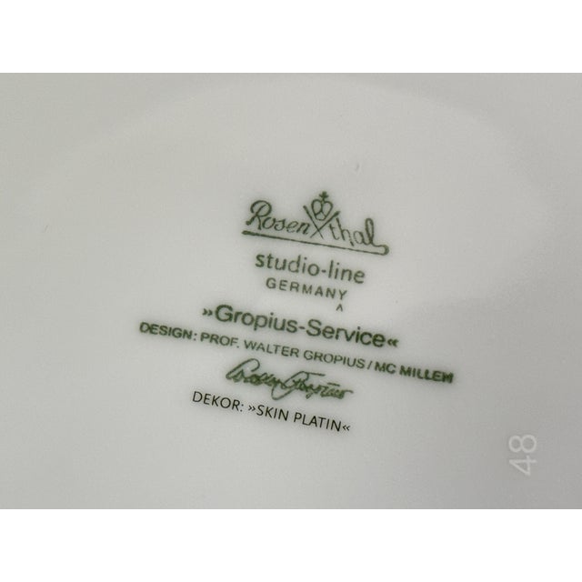 Early 21st Century Skin Platin Tac Teapot by Walter Grophius / MC Millen for Rosenthal Studio Linie Germany Bauhaus, 2010 For Sale - Image 5 of 6