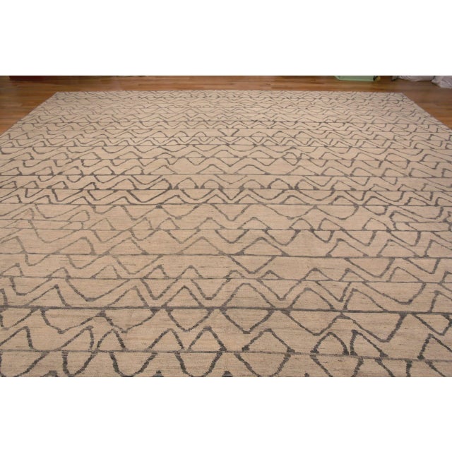 Contemporary Nazmiyal Collection Oversized Chevron Modern Rug For Sale - Image 3 of 8