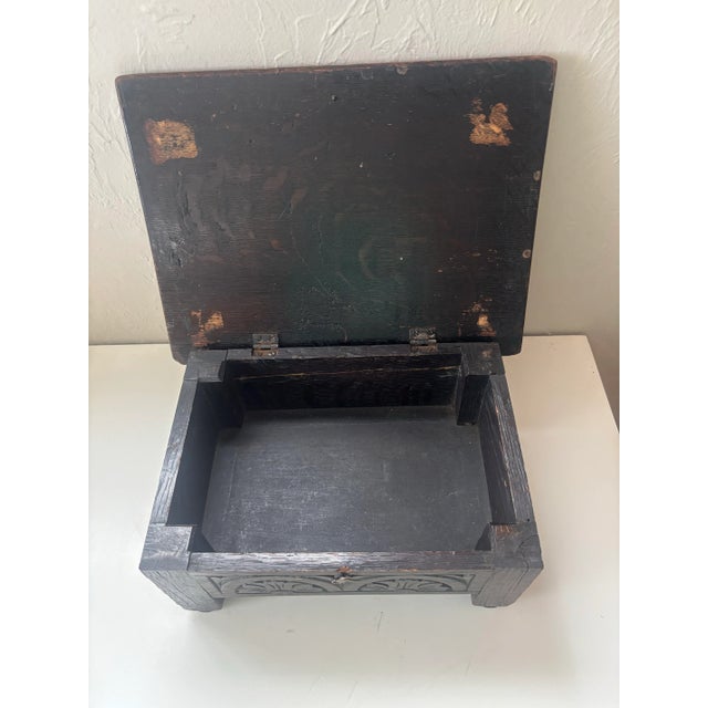 18th Century English Oak Box For Sale In Naples, FL - Image 6 of 9