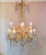 Metal Antique French Chandelier, 1870 For Sale - Image 7 of 7