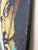 Textile Huge 4’x3’ Artist Amy Burkman (From Tig Notaro Shows) Painting of Salvador Dali Large For Sale - Image 7 of 12