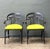 This elegant pair of aluminum armchairs, designed in the style of After Veneman, presents a refined balance of sculptural...